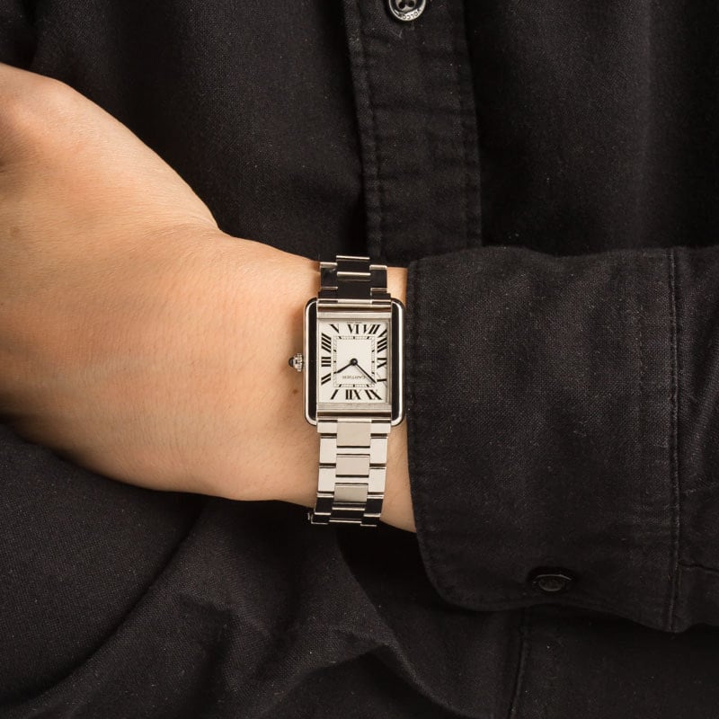 Cartier Tank Solo Small Stainless Steel