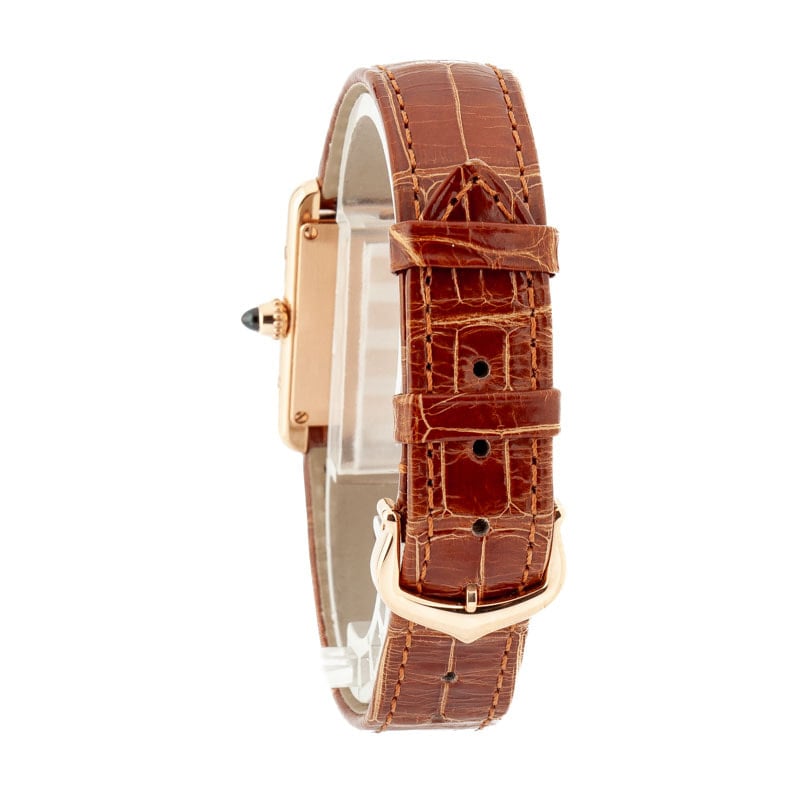 Tank Small Model Louis Cartier Rose Gold