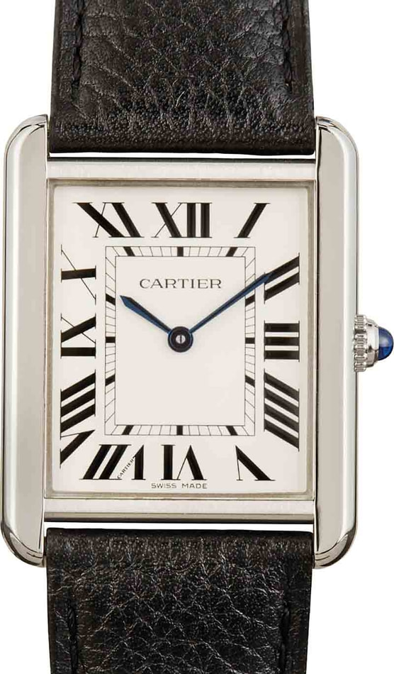 Cartier tank clearance solo alligator strap