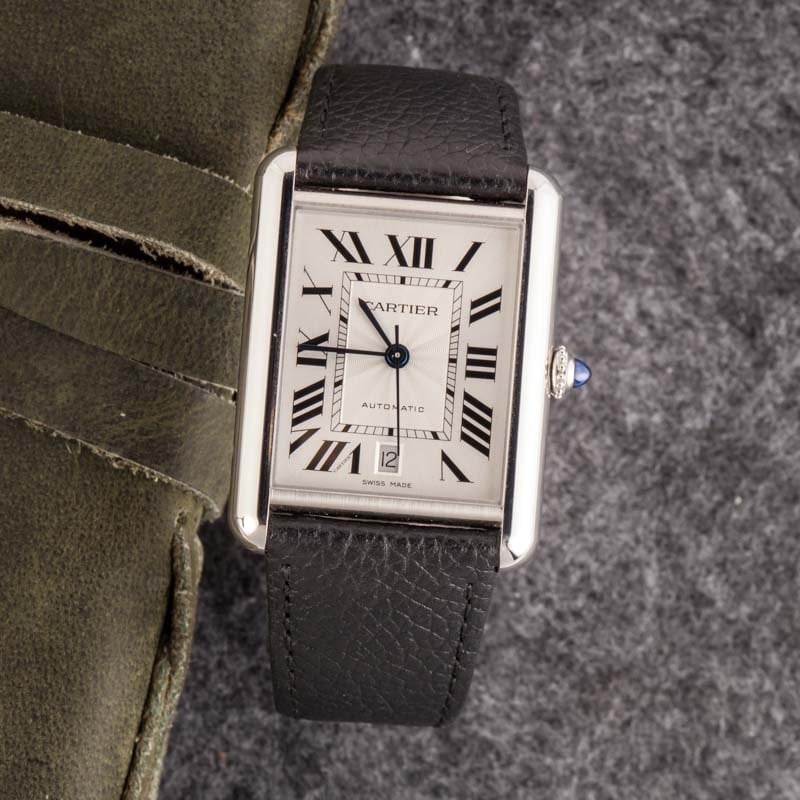 Cartier Tank Must Watch Stainless Steel Extra Large Model