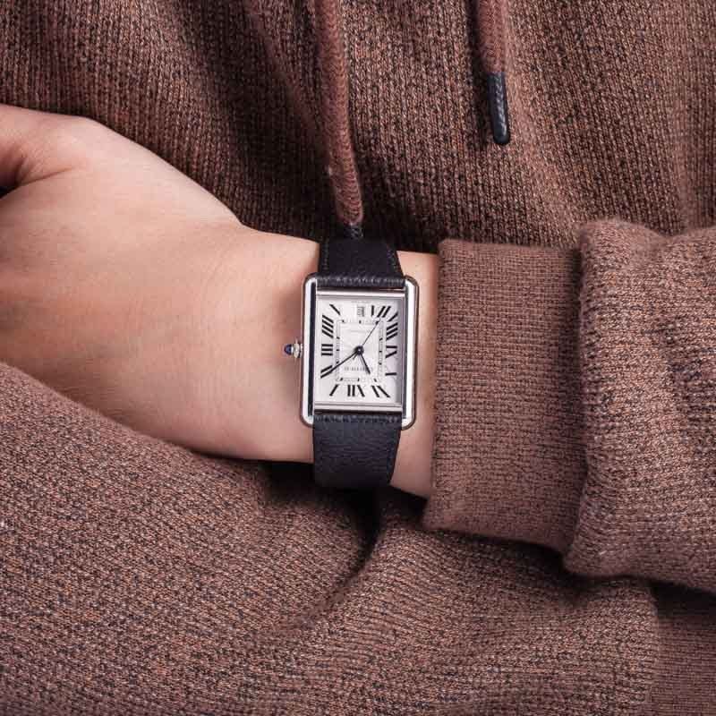 Cartier Tank Must Watch Stainless Steel Extra Large Model