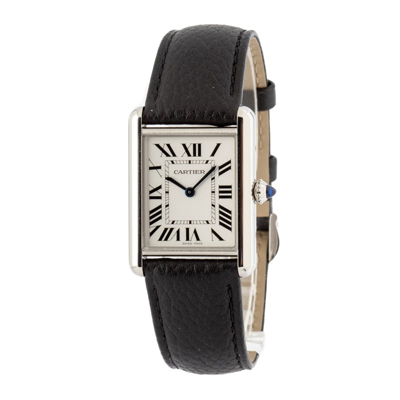 Pre-owned Cartier Tank Must Silver Dial