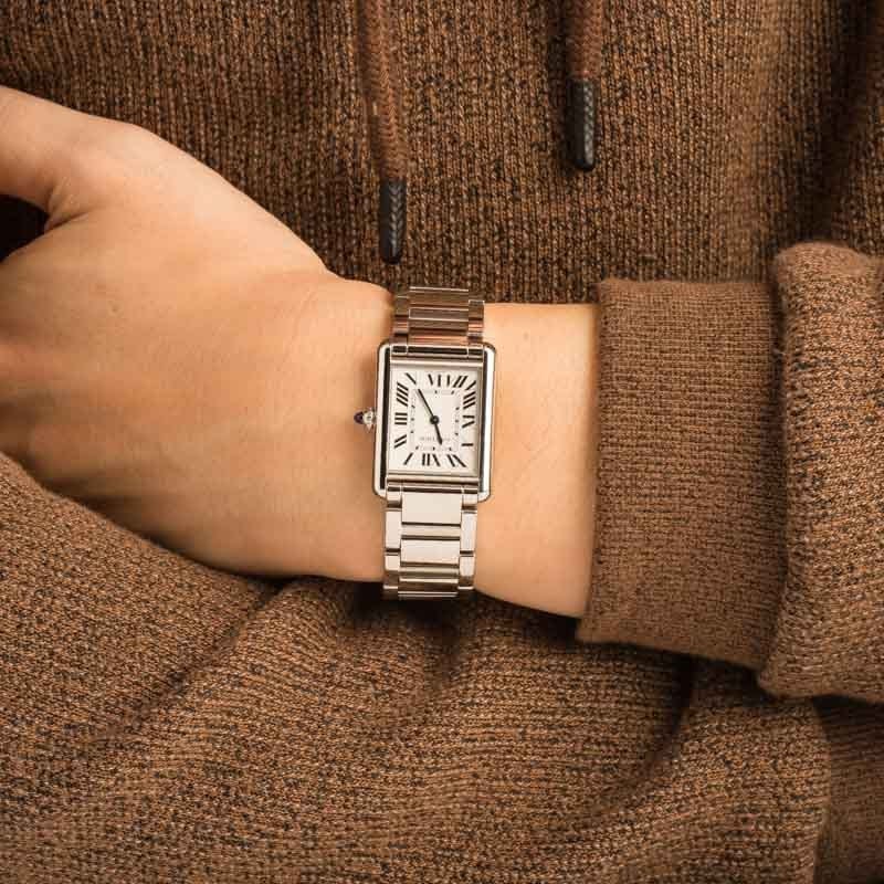 Used Cartier Tank Must Watch Large Model