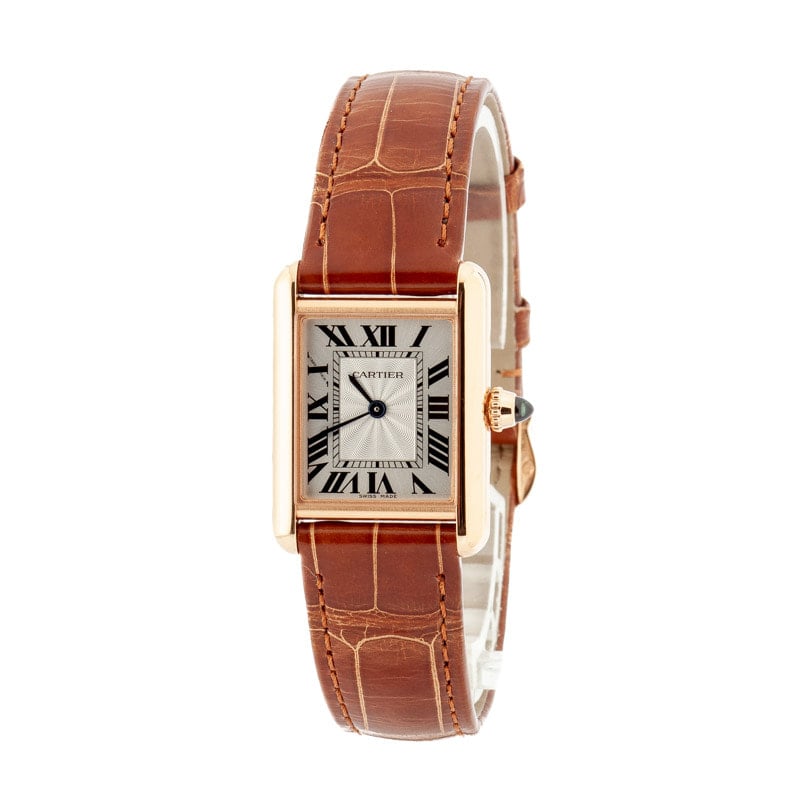 Tank Small Model Louis Cartier Rose Gold