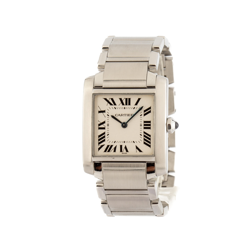 Ladies Cartier Tank Francaise Roman Dial