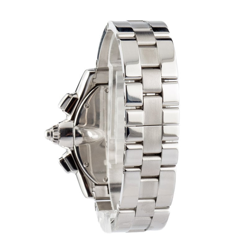 Cartier Roadster W62020X6 XL Stainless Steel Chronograph