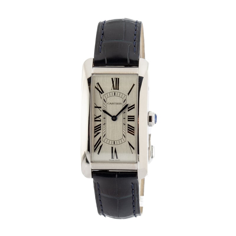 Cartier Tank Americaine Watch Stainless Steel