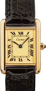 Must de Cartier Tank Yellow Gold Plated