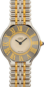 Ladies Must De Cartier 21 Steel & Yellow Gold