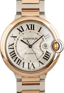 Cartier Ballon Bleu Silver Roman Dial