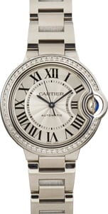 Cartier Ballon Bleu Diamond Bezel