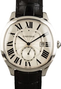 Pre-Owned Cartier Drive De Cartier Silver Dial