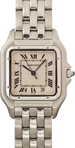 Pre-owned Panthere de Cartier Stainless Steel