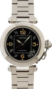 Cartier Pasha C Stainless Steel Arabic Dial