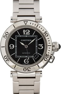 Cartier Pasha W31077M7 Black Dial