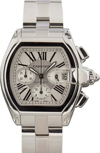 Cartier Roadster W62019X6 XL Stainless Steel Chronograph