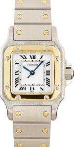 Cartier Santos Galbee Steel & 18k Gold