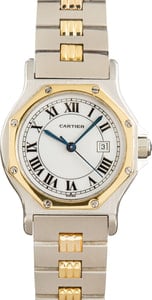 Ladies Cartier Santos Octagon