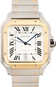 Cartier Santos de Cartier Steel & Gold Large Model