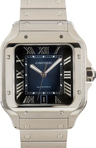 Cartier Santos de Cartier Blue Roman Dial