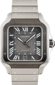 Cartier Santos De Cartier Large Model Grey Dial