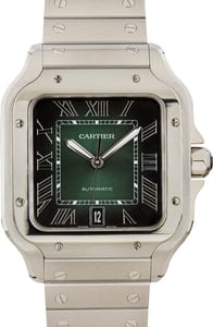 Cartier Santos de Cartier Large Green Dial