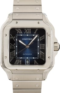 Cartier Santos De Cartier Gradient Blue Dial