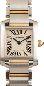 Cartier Tank Francaise W51007Q4 Small Steel & Gold