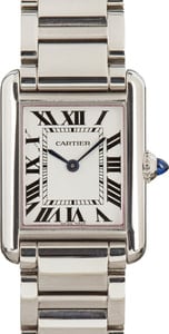 Cartier Tank Must Silver Dial Small Model