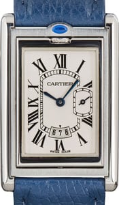 Cartier Tank Basculante Stainless Steel