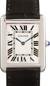 Cartier Tank Solo Large White Roman Dial