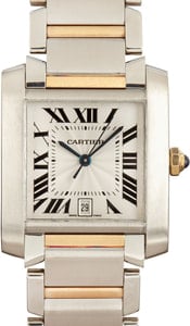 Cartier Tank Francaise Steel & Gold