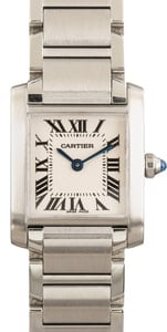 Ladies Cartier Tank Francaise Steel