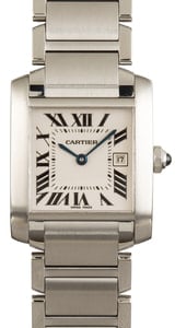 Cartier Tank Francaise Stainless Steel Mid Size