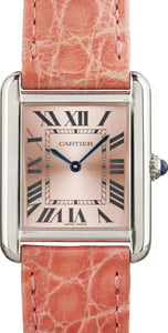 Cartier Tank Solo Pink Dial