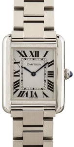 Cartier Tank Solo Stainless Steel Small Model