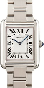 Cartier Tank Solo Small Stainless Steel