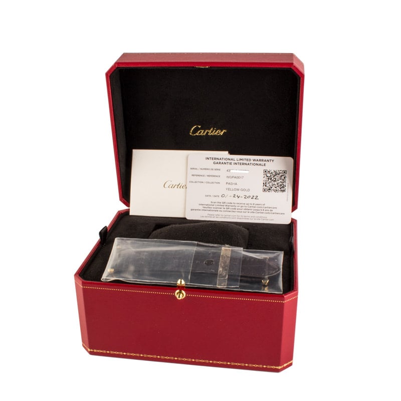 Pasha De Cartier 18k Yellow Gold