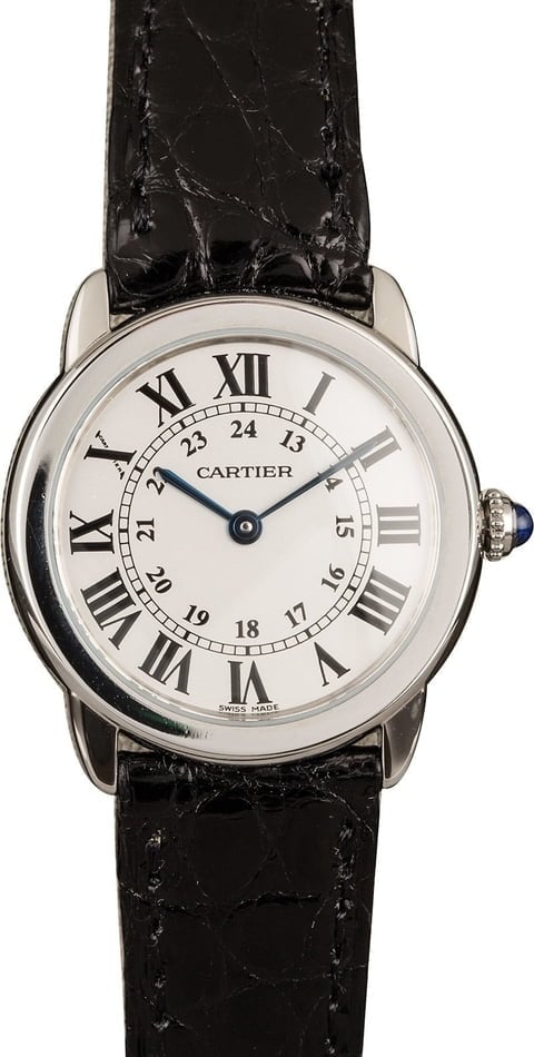cartier watch ronde solo price