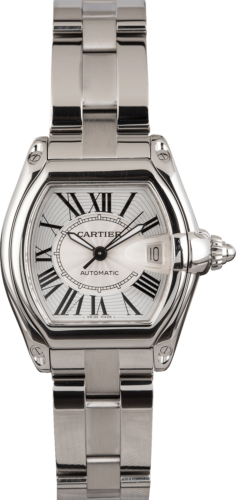 cartier roadster automatic stainless steel 2510