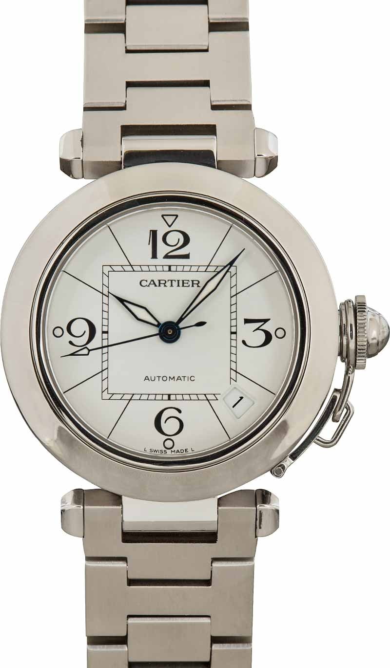 Buy Used Cartier Pasha W31074M7 Bob s Watches Sku 158557