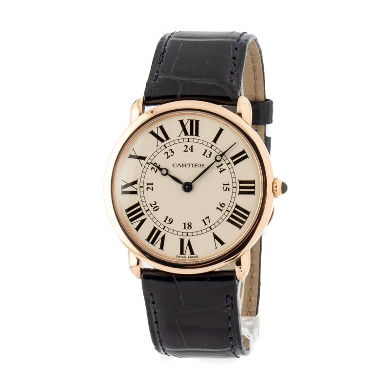 Ronde Louis Cartier 18k Rose Gold