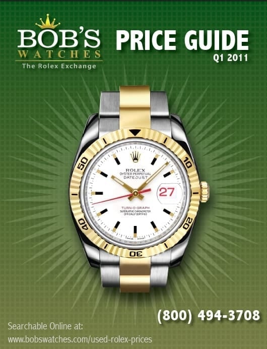 bob's watches used rolex price list