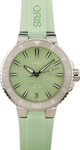 Oris Aquis Date Green Rubber Strap