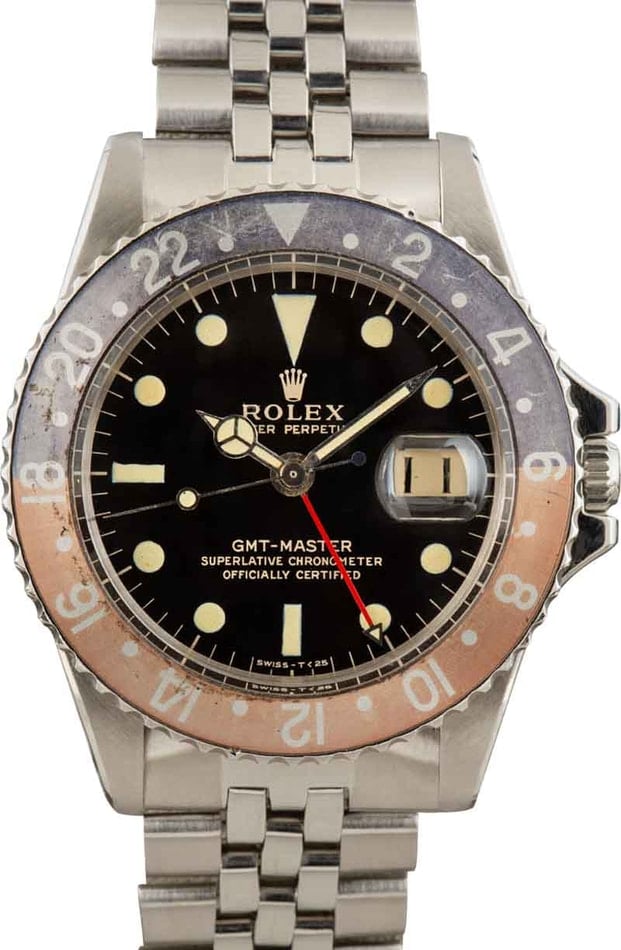 Rolex gmt shop gilt dial