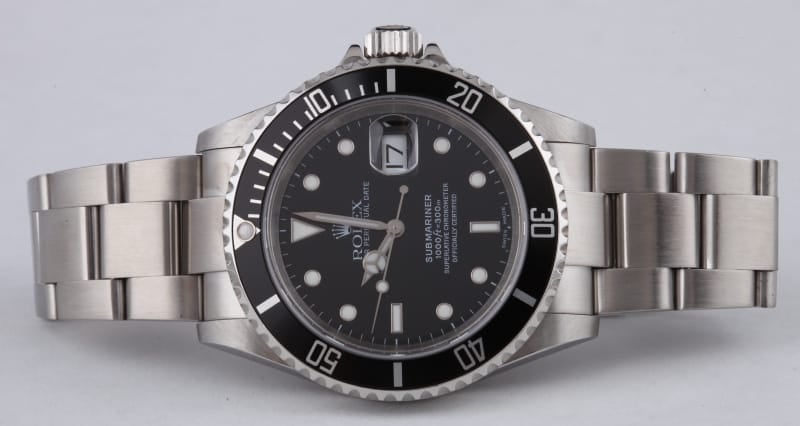 Rolex Submariner Stainless Steel 16610 Preowned