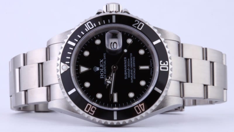 Rolex Submariner 16610 No Holes Case Mint