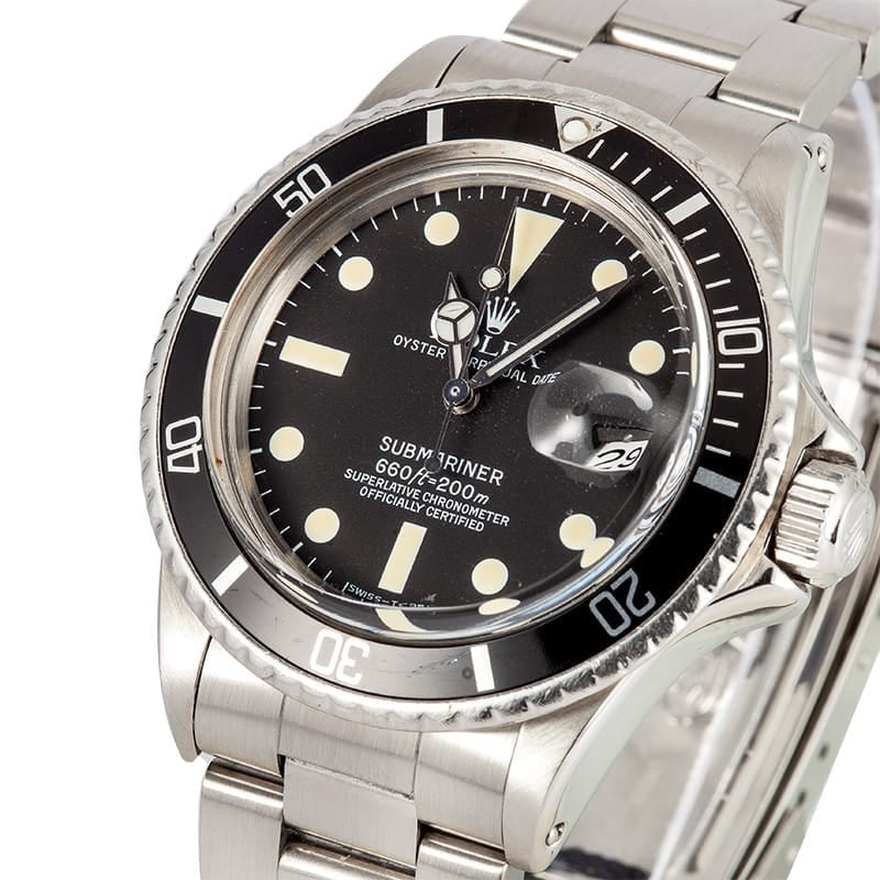 Vintage Rolex Men's Submariner Stainless Steel 1680