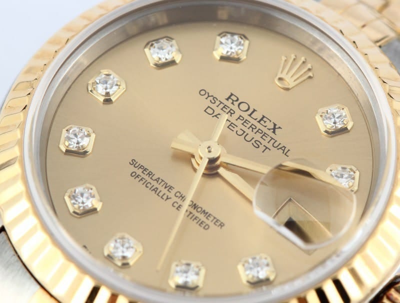 Ladies Rolex Datejust Watch 79173 Diamond Dial