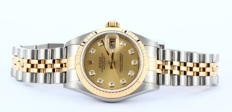 Ladies Rolex Datejust Watch 79173 Diamond Dial